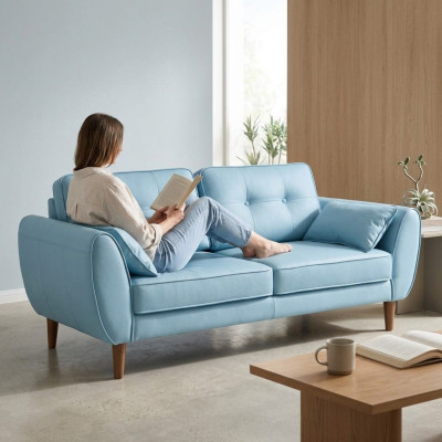 3-seater sofa bed sleeper sofa with bed function office living room couch sofa.