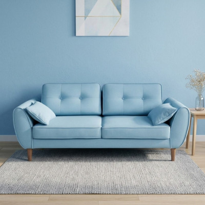 3-seater sofa bed sleeper sofa with bed function office living room couch sofa.