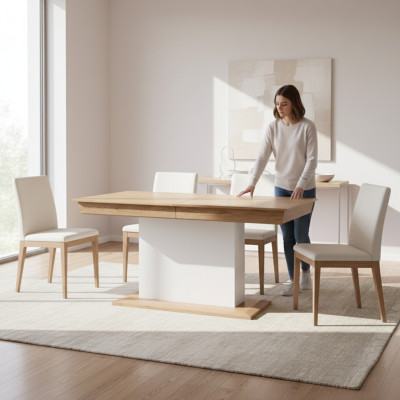 High-quality designer dining table tables dining wooden table hotel new Aspen AS-S1