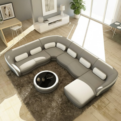 Large Luxury Couch Living Landscape Corner Sofa Sofas Sets Leather Sofa Corner