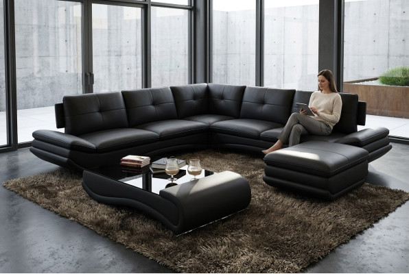 Coffee table design living room glass leather couch sofa table coffee side table