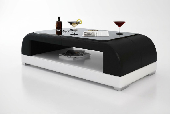 Coffee table glass design coffee table living room leather couch side sofa
