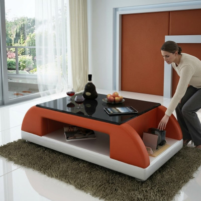 Modern couch upholstery leather table living room side glass tables coffee