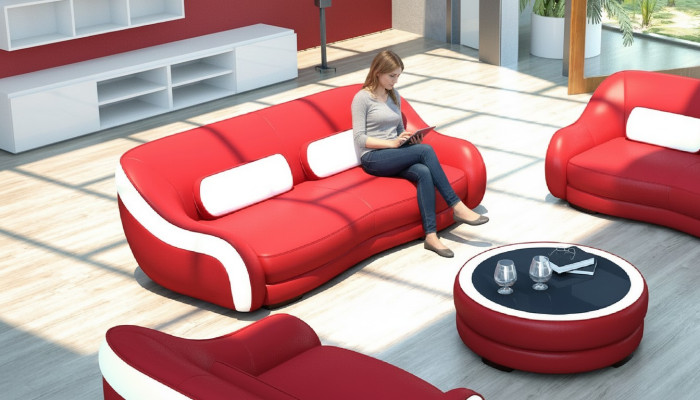 3-seater (without 2+1) sofa couch upholstered couches sofas leather seating design