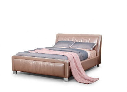 Designer double bed bed beds bedroom leather hotel luxury upholstery