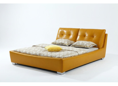 Designer bed, bedroom, double bed, beds, leather, hotel, luxury, upholstery
