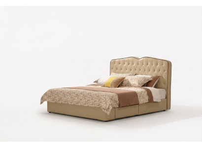 Modern design hotel beds bed XXL luxury double leather Chesterfield