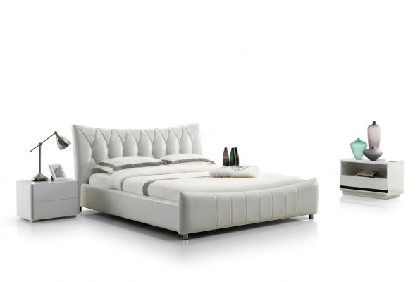 Modern design bed XXL beds hotel luxury style double leather 140 160