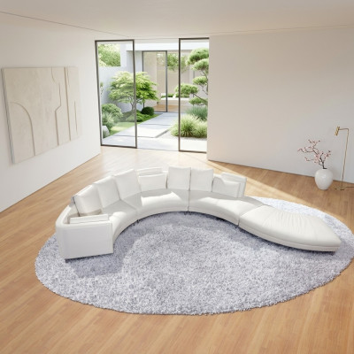Modern round couch living landscape round sofa upholstery corner suite