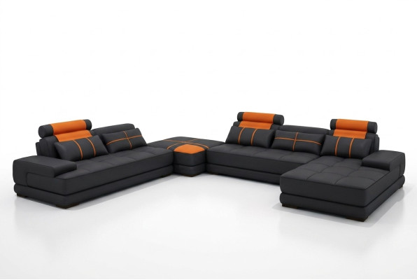 XXL Designer Living Area Upholstered Corner Sofa Sofa Set Sofa Couch