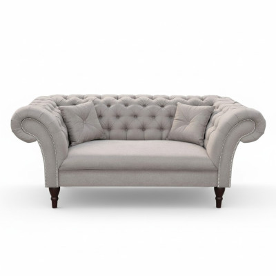 Chesterfield Design Sofa Couch 2-Seater Upholstered Sofas Couches 2-Piece Set New