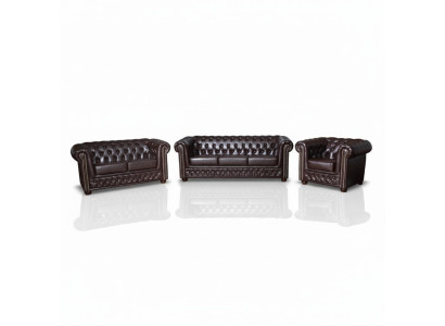 Chesterfield leather sofa set sofa couch upholstery seat sofas sets new