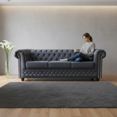 Chesterfield York Blink 3-seater couch upholstered sofas couches new designer sofa