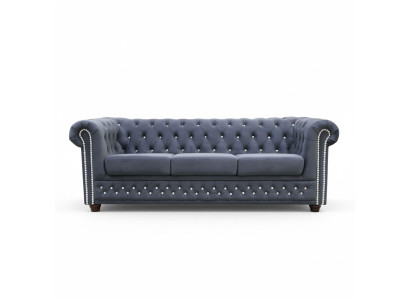 Chesterfield York Blink 3-seater couch upholstered sofas couches new designer sofa