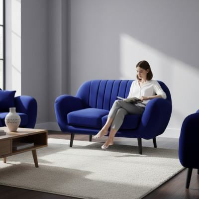 Fabric sofa 2 seater couch upholstery designer office sofas sofa office bench