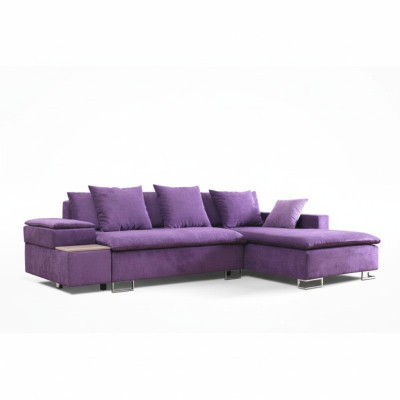 Design corner sofa L-shaped sofa with bed function couch upholstered seat corner sofas textile new