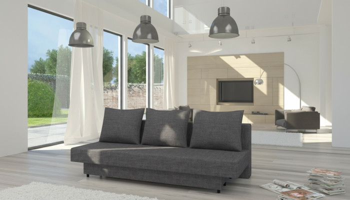 Multifunctional Office Couch Sofa Bed XXL Textile Big Sofa Couches 3-Seater Upholstery