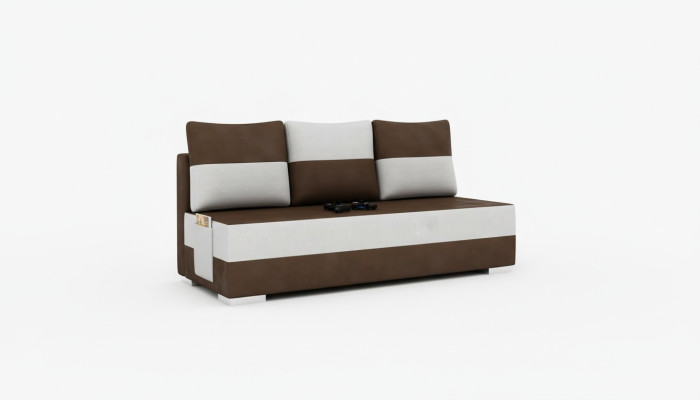 Multifunction 3-Seater Office Couch Sleeper Sofa XXL Textile Big Sofa Cushion