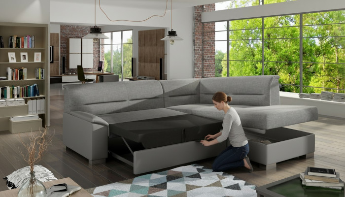 Sleeper sofa sofa upholstery living room fabric corner sofa couch seating set sofas