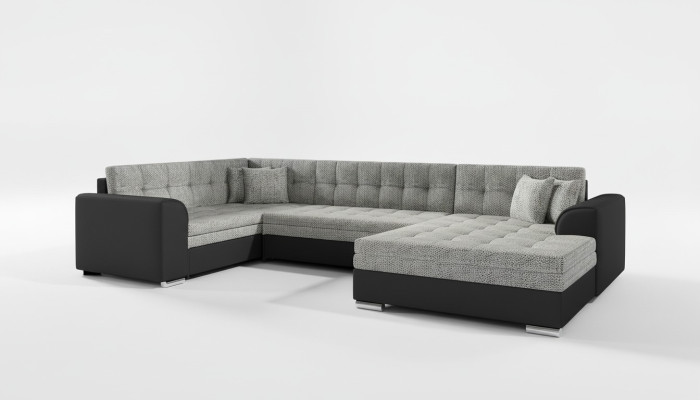 Design corner sofa sleeper sofa with bed function couch leather textile upholstery sofas new 5932