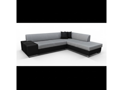 Design corner sofa bed sofa bed function couch leather textile upholstery sofas new 8984