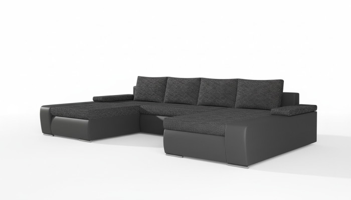 XXL Big Sleeper Sofa Relax Living Room Corner Sofa Set Upholstered Couch Corner Set