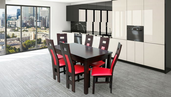 Design Dining Room Set Chair Set Table + 6 Chairs Dining Room Sets Tables