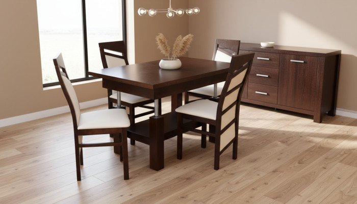 Designer table + 4 chairs sets complete decor living room dining room