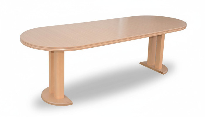 XXL Big Designer Conference Table Wood Table Decor Tables Meeting Dining Room