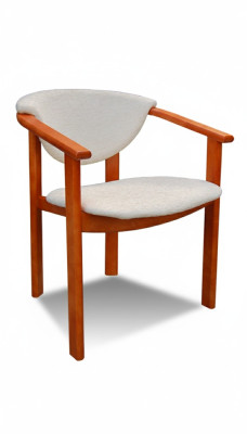 Luxury Design Upholstered Chair Chairs Seat Back Office Dining Room Solid Wood K27 New