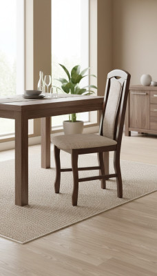 Luxury design upholstered chair chairs seat back office office dining room solid