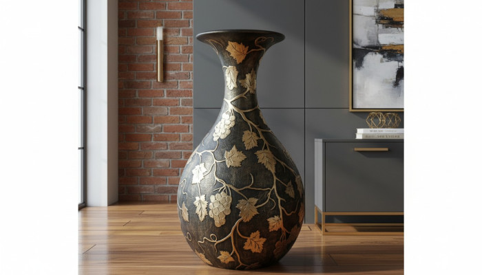 XXL Vase Table Decoration Decorative Vases Antique Style Sculpture Figure Chalice Rome 92cm