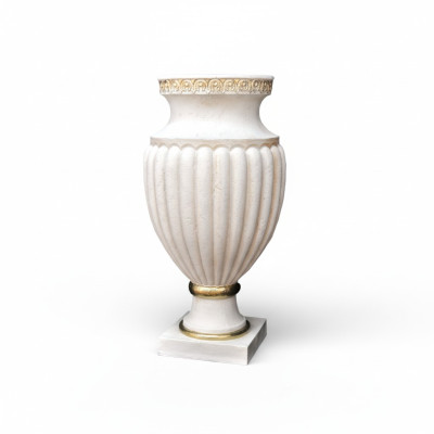 XXL Vase Table Decoration Decorative Vases Antique Style Sculpture Figure Goblet Rome 0882