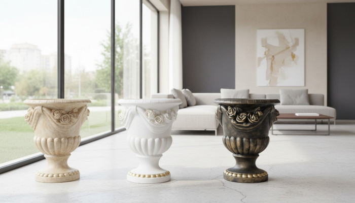 XXL Classic Living Room Decoration Antique Style Vase Decorative Vases Statue 0915 New