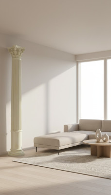 Antique style furnishing hotel lobby restaurant columns pillar XXL 275cm Roman style