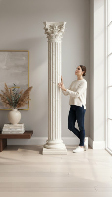 XXL Greek Column Antique Style Design Columns Luxury Supports New 224cm Large New