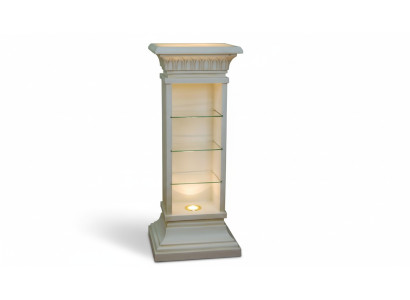 Design showcase cabinet glass column display shelf CD cabinet lamp 6894 new