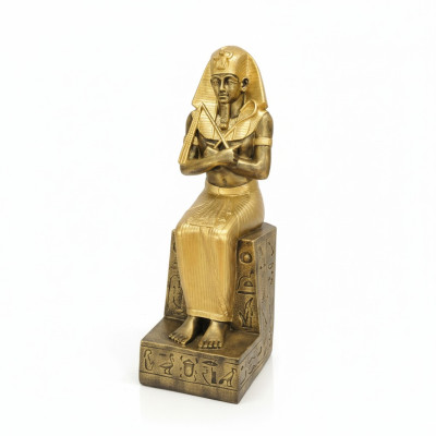 Design Egyptian Figure Ramses XXL Statue Sculpture Sculptures Decoration Deco