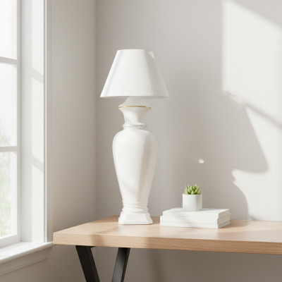 Design Floor Lamp Vase XXL Lamp Shelf Illuminated Display Case 132cm