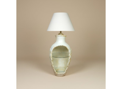 Design Floor Lamp Vase XXL 138cm Stand Lamp Shelf Lighted Showcase