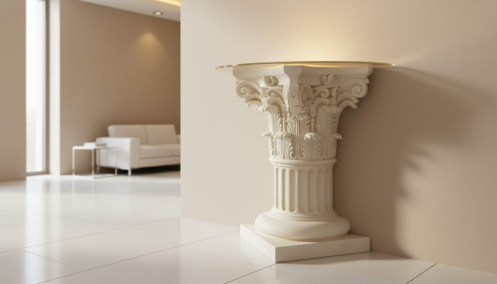 Column Illuminated Decoration Columns Sculptures Lamp Lighting Figures Sculpture New