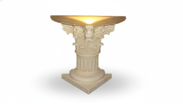 Column Illuminated Decoration Columns Sculptures Lamp Lighting Figures Sculpture New