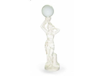 Antique Style Figure Floor Lamp Standing Light Lamp Life-Size Lighting