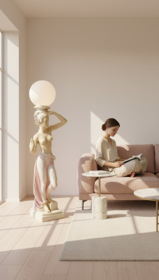 Antique Style Figure Floor Lamp Belly Dancer Standing Lamp Light Lamp Sculpture New