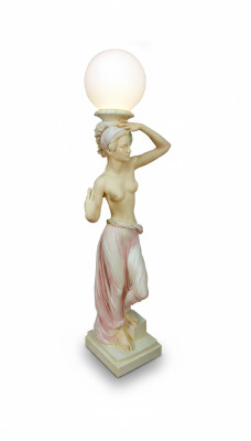 Antique Style Figure Floor Lamp Belly Dancer Standing Lamp Light Lamp Sculpture New