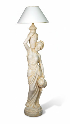 Living room floor lamp floor lights XXL design lamp figure sculpture new