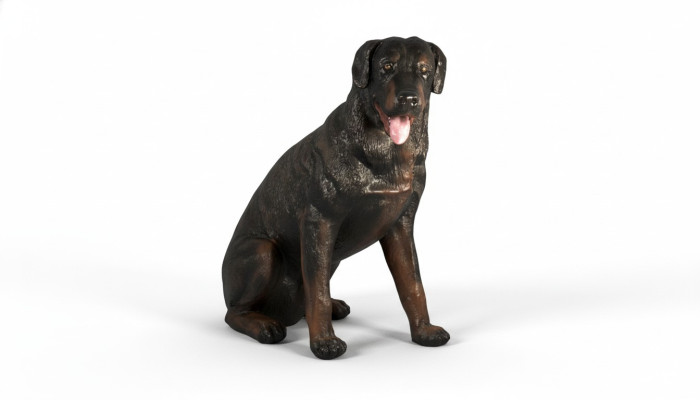 Design Rottweiler Dog Figure Statue Sculpture Figurines Sculptures Decoration 3007