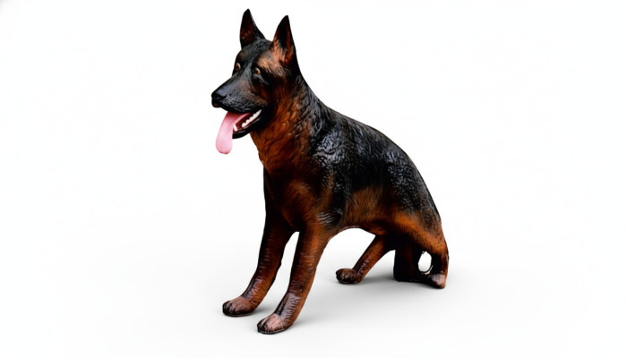 Design German Shepherd Figure Statue Sculpture Figures Sculptures Decoration New 3043