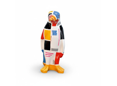 XXL designer figure handcrafted painted figures sculpture statue sculptures penguin