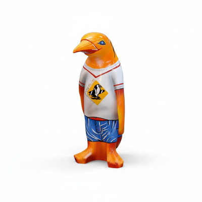 Design Luxury XXL 67cm Figure Sculpture Handcrafted Penguin Animal Sculptures Figures